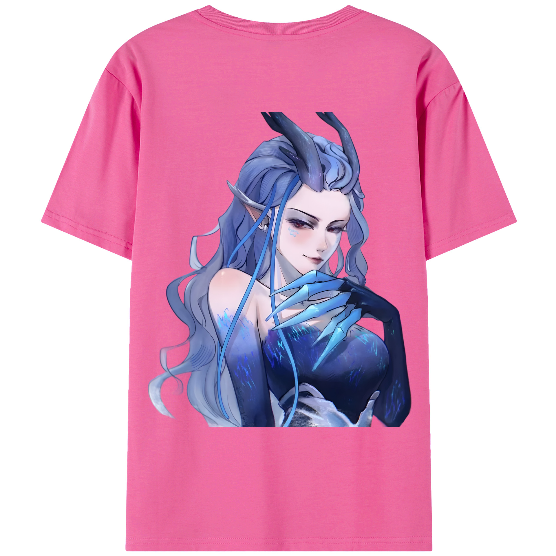 （画像用） Ne Zha 2 ナタ 魔童の大暴れ レディース半袖Tシャツ(バックプリント)